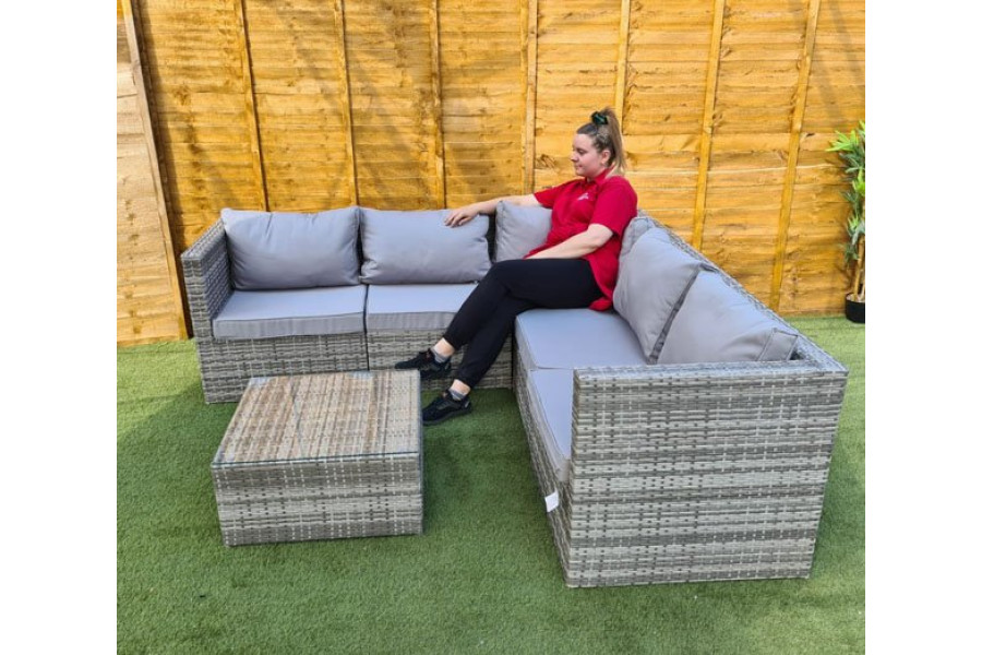 Marbella Corner Garden Lounge Set Free Delivery